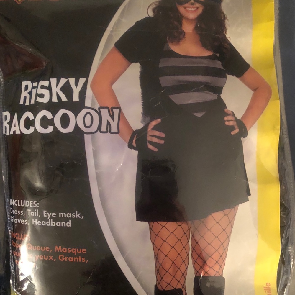 Risky raccoon costume 3x-4x